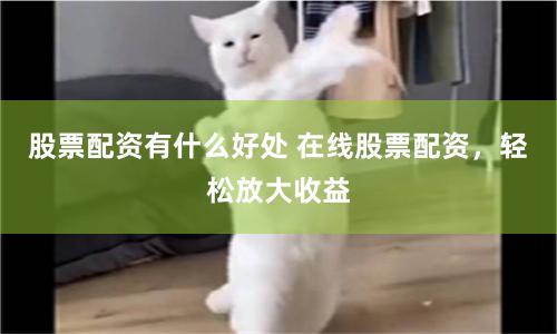 股票配资有什么好处 在线股票配资，轻松放大收益